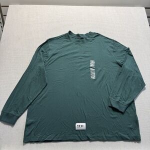 HB Long Sleeve T-Shirt Mens 2XL Green New Without Tags